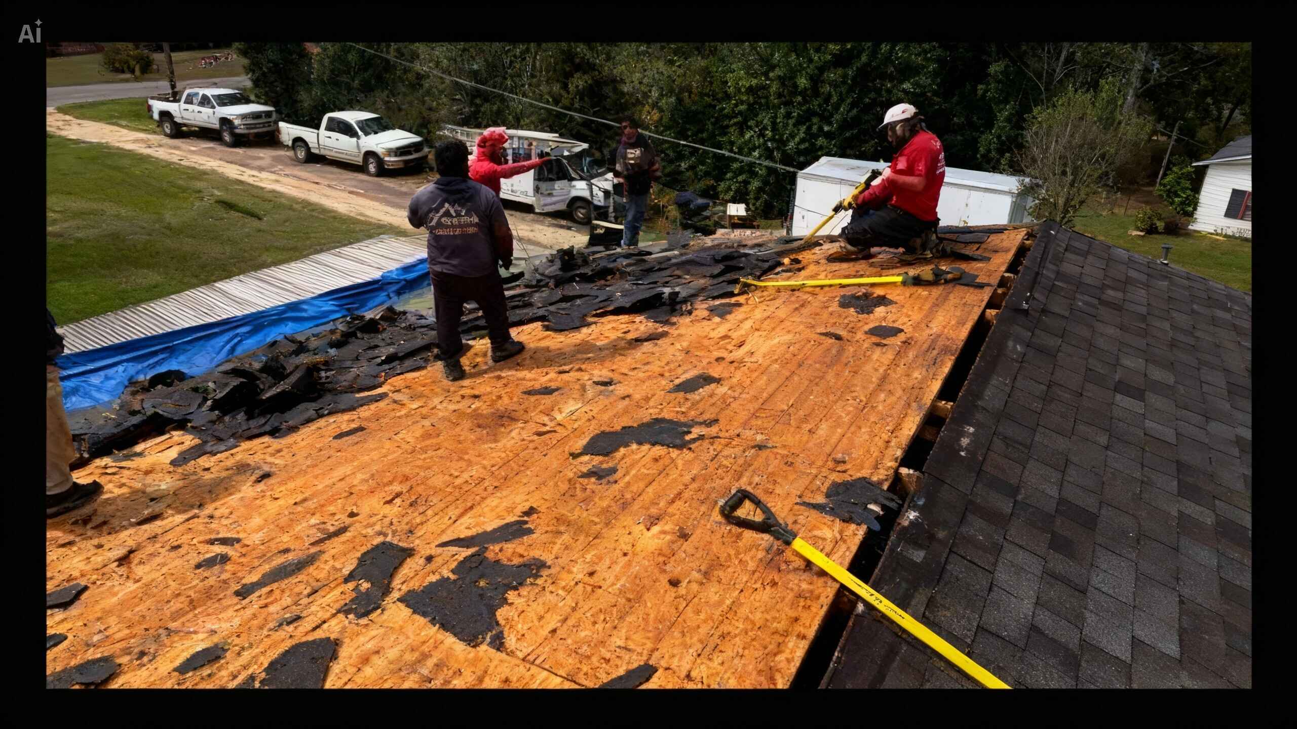 Level Plains AL roofing — MAC Construction Angelino after