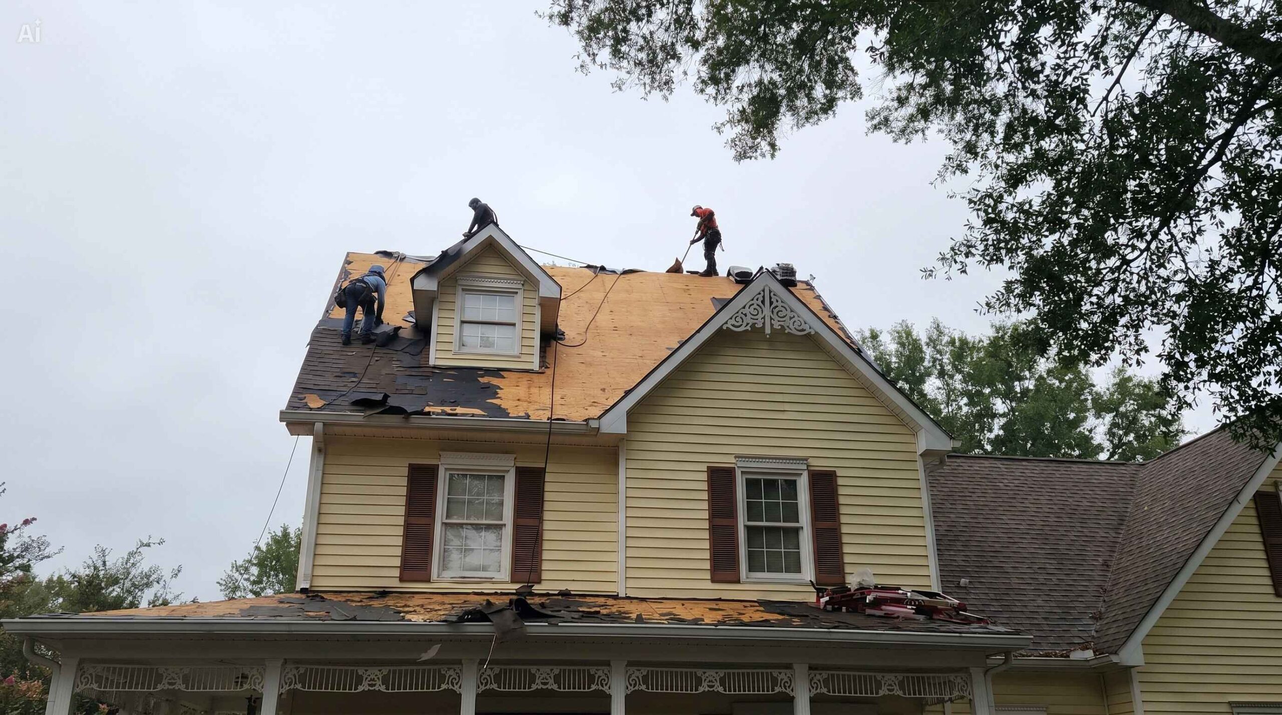 Roberts roof before — Dothan AL