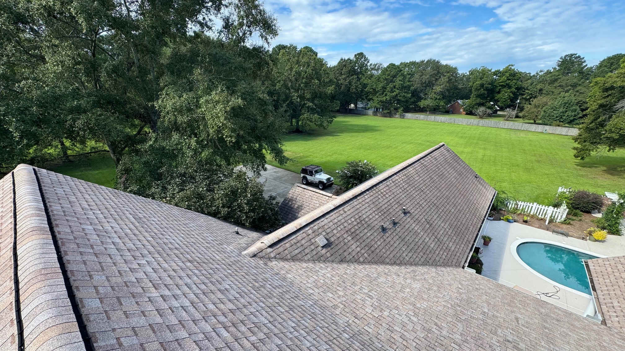 Roof replacement Geneva AL — MAC Construction Harrington completed project Geneva County Alabama Gulf-exposed