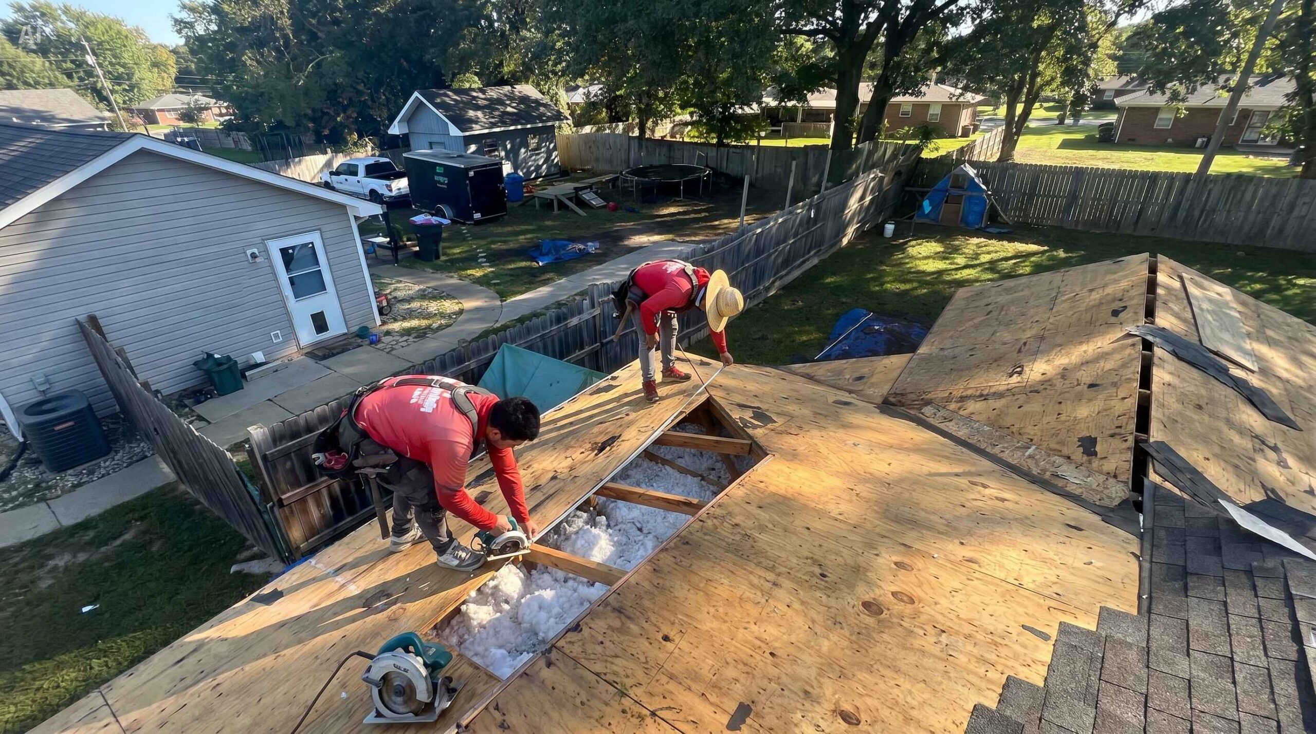 Kauhlers roof replacement after — Dothan AL