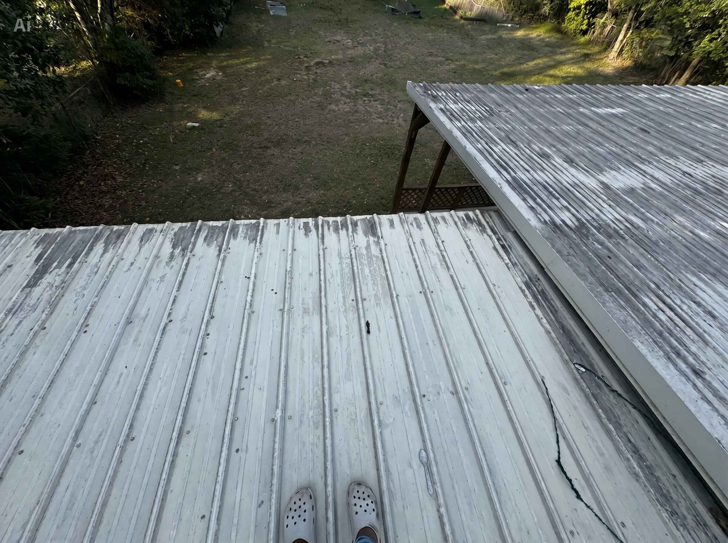 Ozark metal roof before — Ozark AL