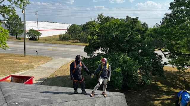 emergency roof repair Dothan AL — Dothan Westgate Before during and after