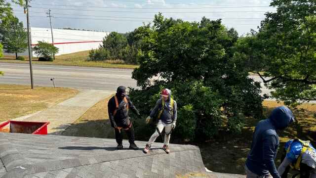emergency roof repair Dothan AL — Dothan Westgate Before during and after