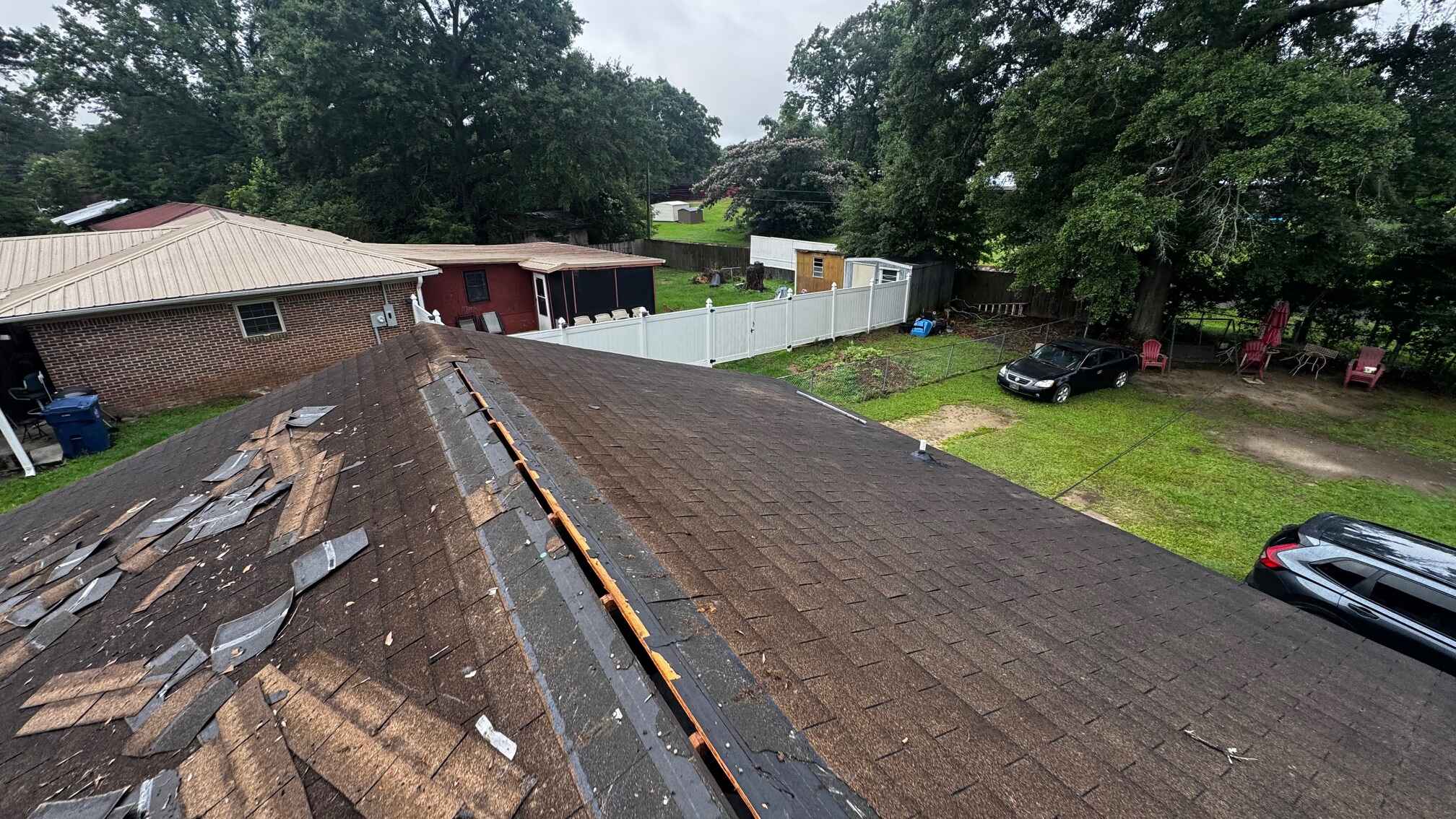 Kensy Project before roofing North Dothan, AL