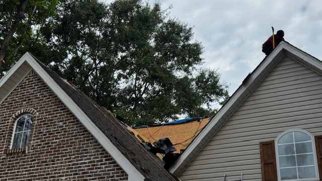 Dothan roof project partway through