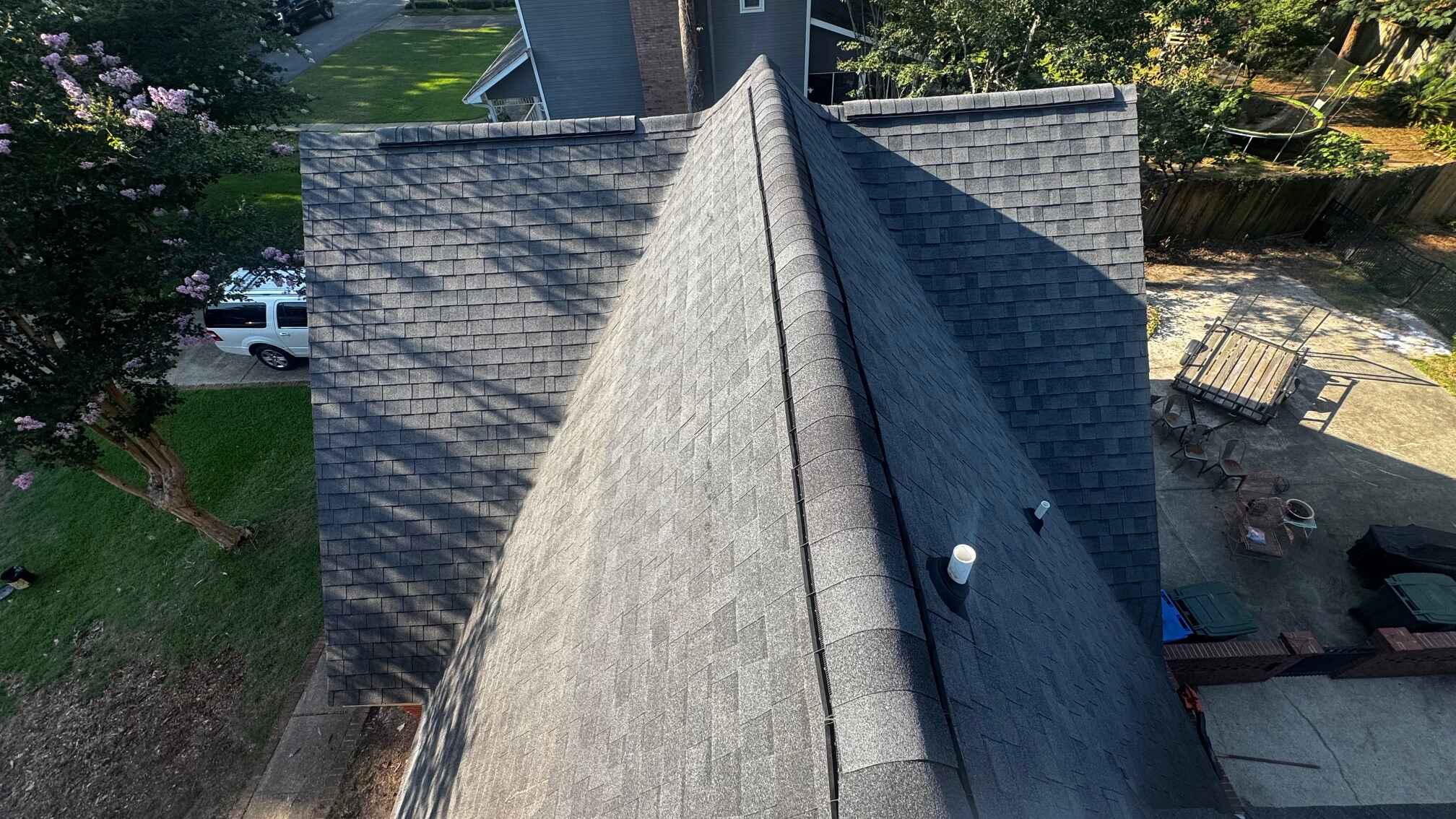 Finished roof on a Dothan home after replacement