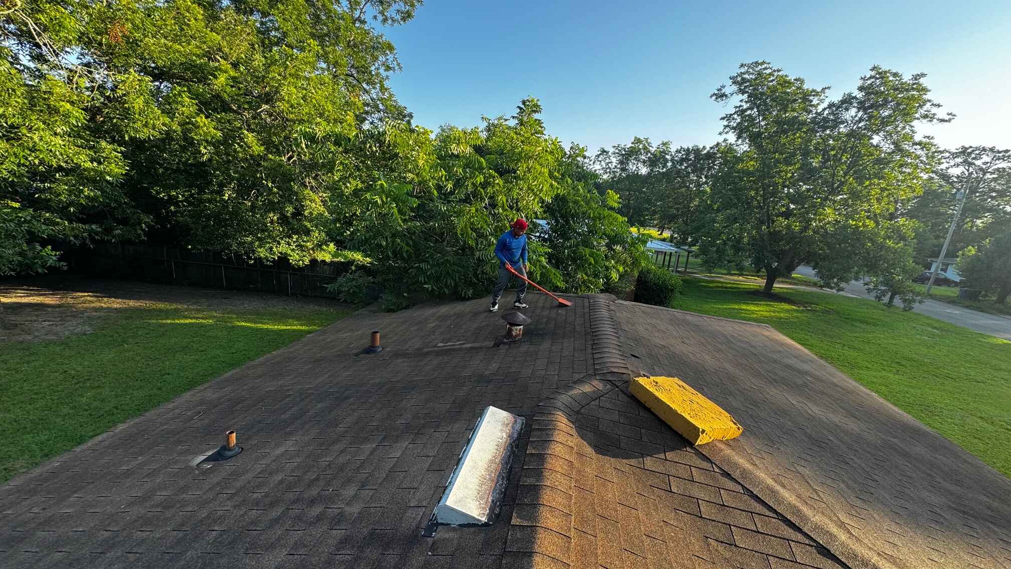 Dothan roof replacement project before work began